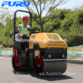 Mini rodillo compactador vibratorio de dirección hidráulica (FYL-880)